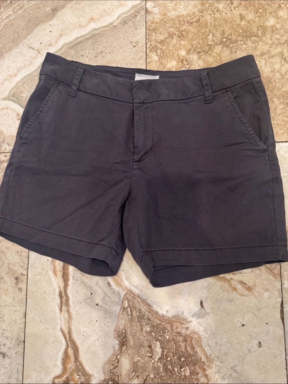 Caslon Black Twill Bermuda Shorts